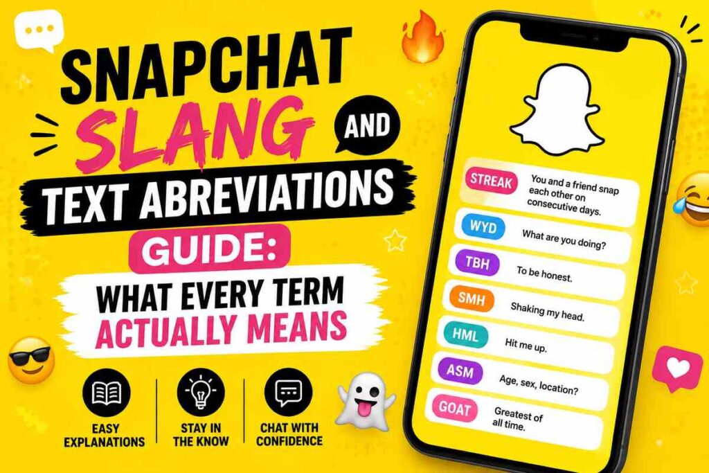 Snapchat Slang and Text Abbreviations